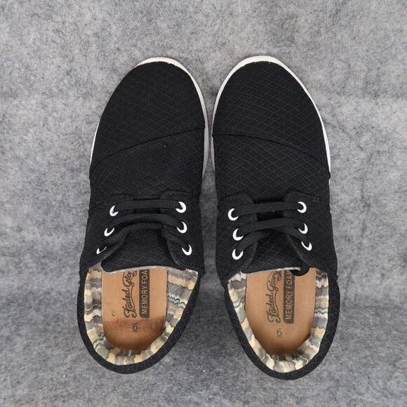 Faded Glory Shoes Womens 6 Sneakers Athletic Lifestyle Memory Foam Active Black - Picture 6 of 16